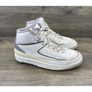 Nike Air Jordan 2 Retro Youth Shoes Size 6.5 White Hi Top‎ DQ8562